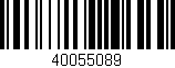 Código de barras (EAN, GTIN, SKU, ISBN): '40055089'