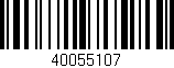 Código de barras (EAN, GTIN, SKU, ISBN): '40055107'