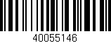 Código de barras (EAN, GTIN, SKU, ISBN): '40055146'