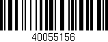 Código de barras (EAN, GTIN, SKU, ISBN): '40055156'