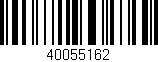 Código de barras (EAN, GTIN, SKU, ISBN): '40055162'