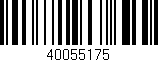 Código de barras (EAN, GTIN, SKU, ISBN): '40055175'