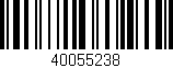 Código de barras (EAN, GTIN, SKU, ISBN): '40055238'