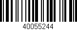 Código de barras (EAN, GTIN, SKU, ISBN): '40055244'