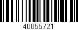 Código de barras (EAN, GTIN, SKU, ISBN): '40055721'