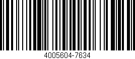 Código de barras (EAN, GTIN, SKU, ISBN): '4005604-7634'