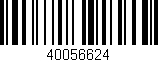 Código de barras (EAN, GTIN, SKU, ISBN): '40056624'