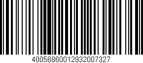 Código de barras (EAN, GTIN, SKU, ISBN): '40056860012932007327'