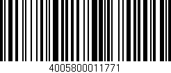 Código de barras (EAN, GTIN, SKU, ISBN): '4005800011771'