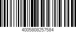 Código de barras (EAN, GTIN, SKU, ISBN): '4005808257584'