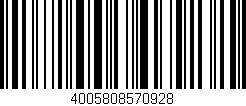 Código de barras (EAN, GTIN, SKU, ISBN): '4005808570928'