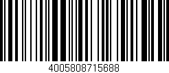 Código de barras (EAN, GTIN, SKU, ISBN): '4005808715688'