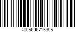 Código de barras (EAN, GTIN, SKU, ISBN): '4005808715695'