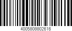 Código de barras (EAN, GTIN, SKU, ISBN): '4005808802616'