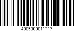 Código de barras (EAN, GTIN, SKU, ISBN): '4005808811717'