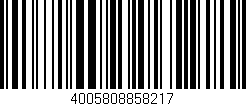 Código de barras (EAN, GTIN, SKU, ISBN): '4005808858217'