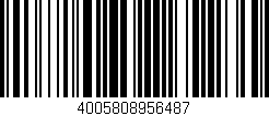 Código de barras (EAN, GTIN, SKU, ISBN): '4005808956487'