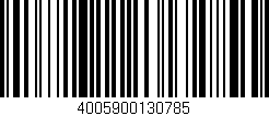 Código de barras (EAN, GTIN, SKU, ISBN): '4005900130785'