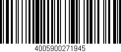 Código de barras (EAN, GTIN, SKU, ISBN): '4005900271945'