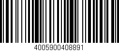 Código de barras (EAN, GTIN, SKU, ISBN): '4005900408891'