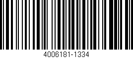 Código de barras (EAN, GTIN, SKU, ISBN): '4006181-1334'