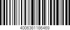 Código de barras (EAN, GTIN, SKU, ISBN): '4006381186469'