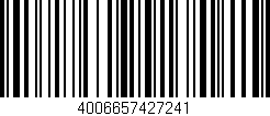 Código de barras (EAN, GTIN, SKU, ISBN): '4006657427241'