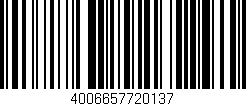 Código de barras (EAN, GTIN, SKU, ISBN): '4006657720137'