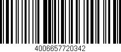 Código de barras (EAN, GTIN, SKU, ISBN): '4006657720342'