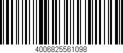 Código de barras (EAN, GTIN, SKU, ISBN): '4006825561098'
