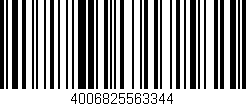Código de barras (EAN, GTIN, SKU, ISBN): '4006825563344'