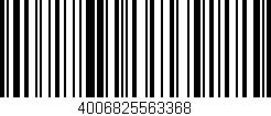 Código de barras (EAN, GTIN, SKU, ISBN): '4006825563368'