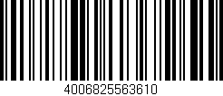 Código de barras (EAN, GTIN, SKU, ISBN): '4006825563610'