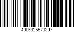 Código de barras (EAN, GTIN, SKU, ISBN): '4006825570397'