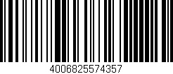 Código de barras (EAN, GTIN, SKU, ISBN): '4006825574357'