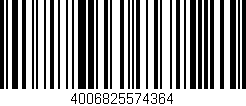 Código de barras (EAN, GTIN, SKU, ISBN): '4006825574364'
