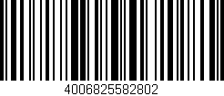 Código de barras (EAN, GTIN, SKU, ISBN): '4006825582802'
