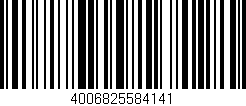 Código de barras (EAN, GTIN, SKU, ISBN): '4006825584141'
