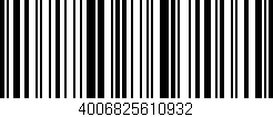 Código de barras (EAN, GTIN, SKU, ISBN): '4006825610932'