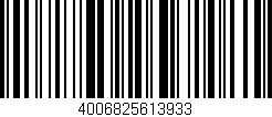 Código de barras (EAN, GTIN, SKU, ISBN): '4006825613933'