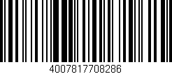 Código de barras (EAN, GTIN, SKU, ISBN): '4007817708286'