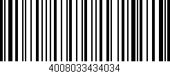 Código de barras (EAN, GTIN, SKU, ISBN): '4008033434034'