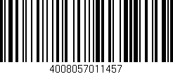 Código de barras (EAN, GTIN, SKU, ISBN): '4008057011457'