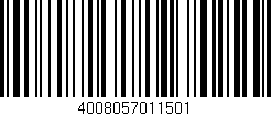 Código de barras (EAN, GTIN, SKU, ISBN): '4008057011501'