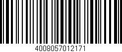 Código de barras (EAN, GTIN, SKU, ISBN): '4008057012171'