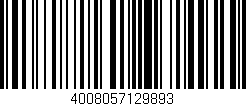 Código de barras (EAN, GTIN, SKU, ISBN): '4008057129893'