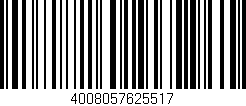 Código de barras (EAN, GTIN, SKU, ISBN): '4008057625517'
