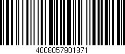 Código de barras (EAN, GTIN, SKU, ISBN): '4008057901871'