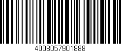 Código de barras (EAN, GTIN, SKU, ISBN): '4008057901888'