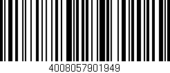 Código de barras (EAN, GTIN, SKU, ISBN): '4008057901949'